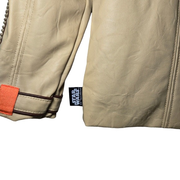 Disney Star Wars XWing Squadron Resistance Finn Pilot Faux Leather Coat 7/8 - Picture 7 of 10
